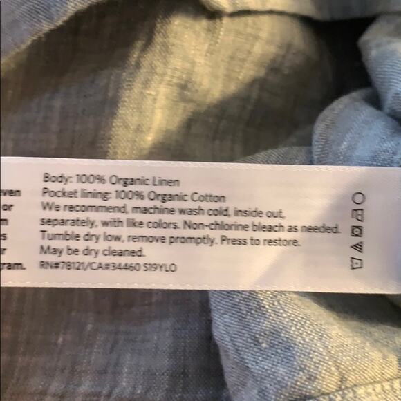 NWT Eileen Fisher classic collar linen jacket sz M - Picture 5 of 7